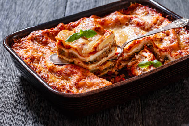 A delicious lasagna