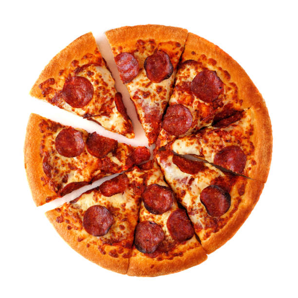 A delicious pizza with various toppings